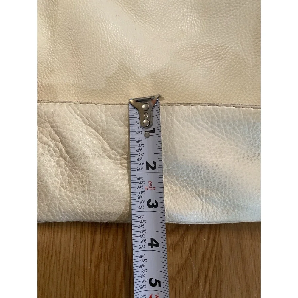 Furla Ivory Calf Leather Ecobag Tote Shopper‎ Shoulder Bag Limited Edition